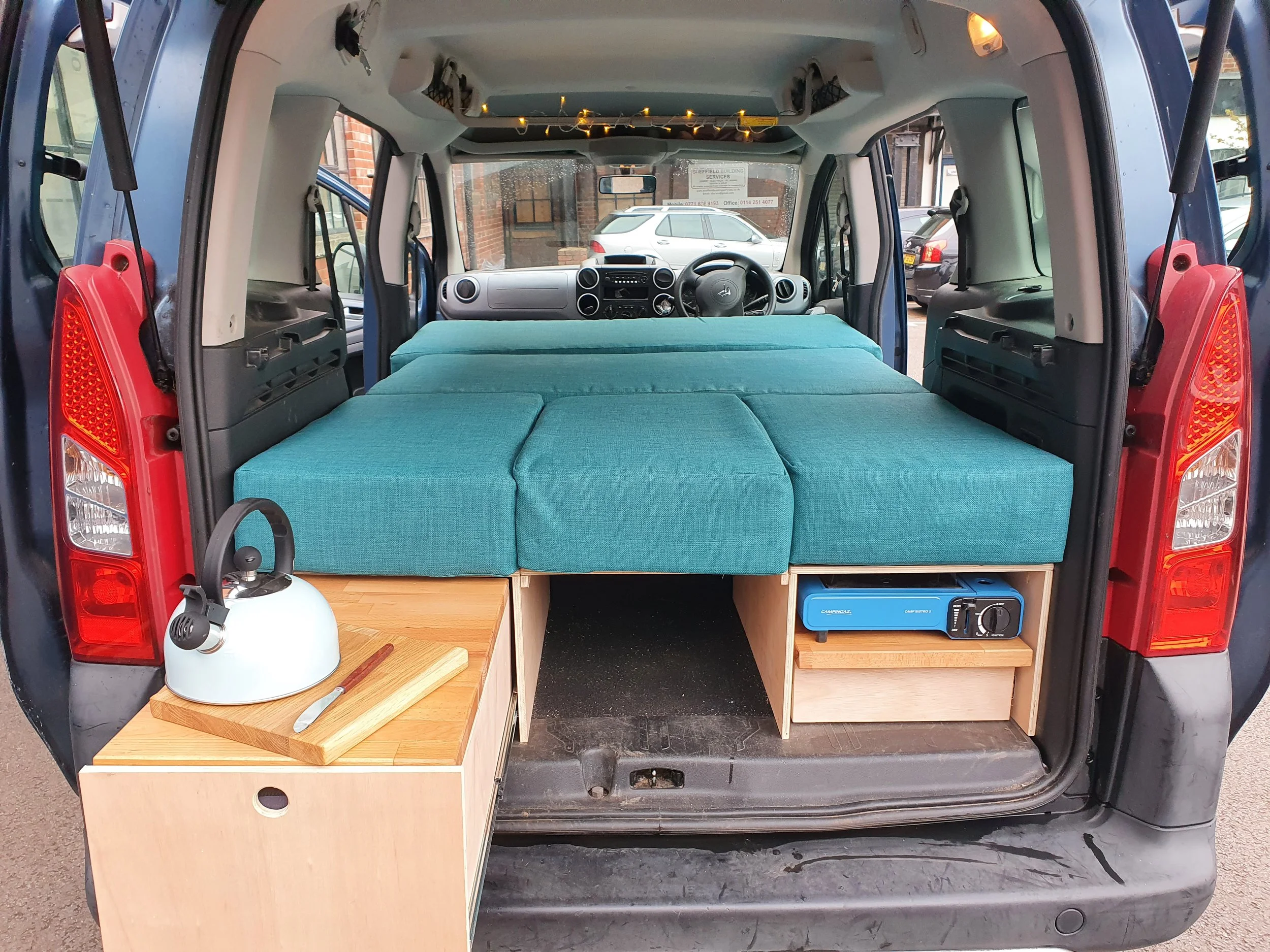 Micro camper. Folds into the boot, All 5 seats, Pull out kitchen, Cosy double bed. Photo 3 of 6.