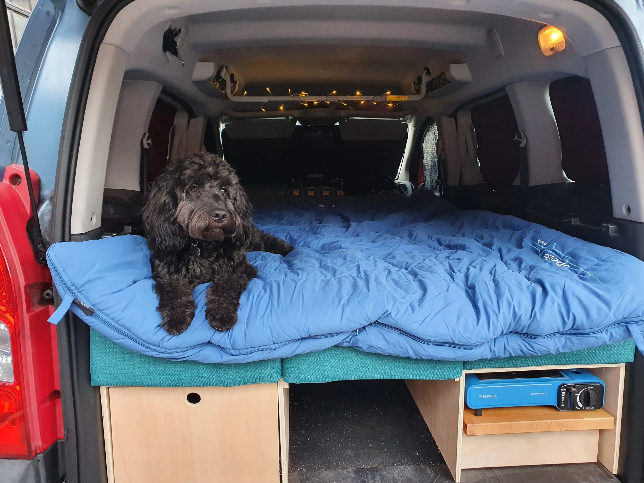 Micro camper. Folds into the boot, All 5 seats, Pull out kitchen, Cosy double bed. Photo 4 of 6.