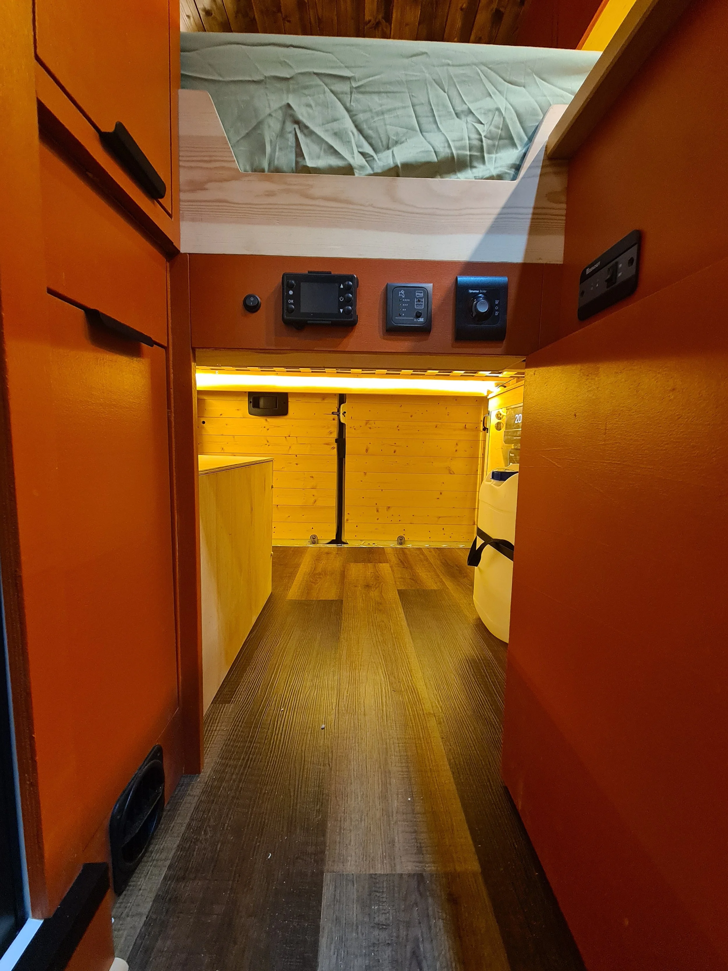 XLWB Peugot Boxer. Full time van life, Desk area, Shower room, Kitchen. Photo 4 of 5.
